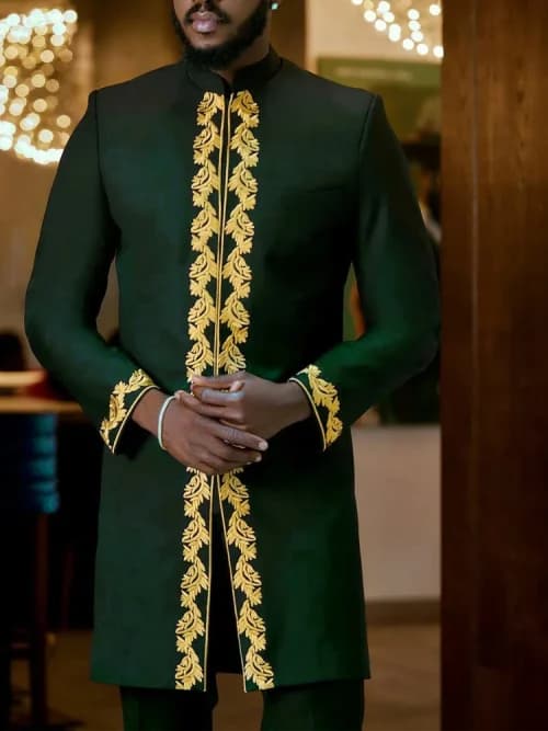 Boubou Homme Brodé - Mode & Textile